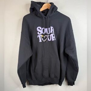 Olivia Rodrigo Sour Tour Hoodie Sweatshirt Black Large